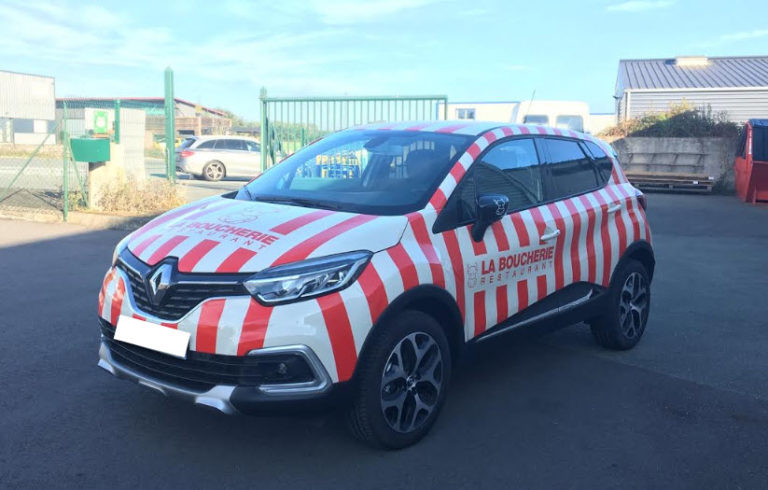 marquage vehicule captur boucherie