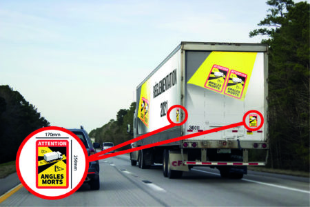 signalisation des angles morts