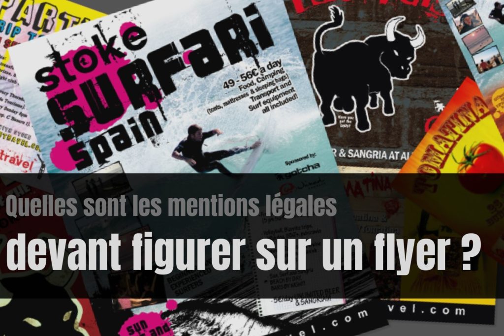 mentions légales flyer