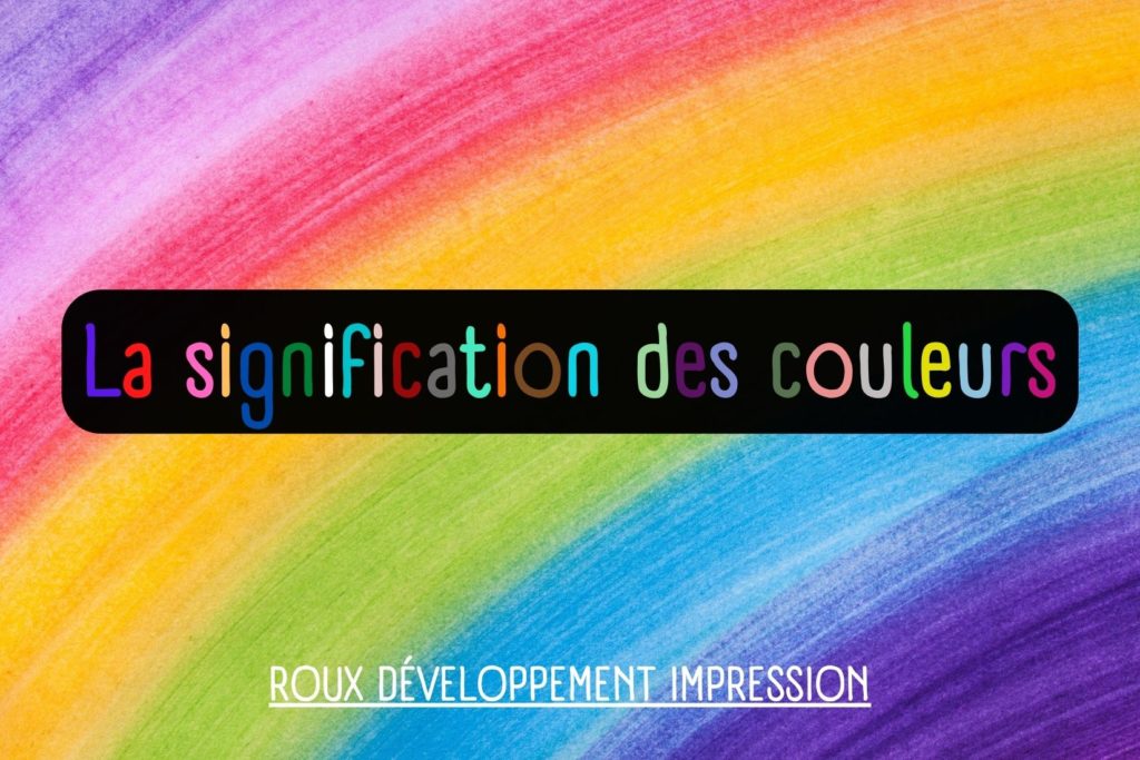 signification des couleurs